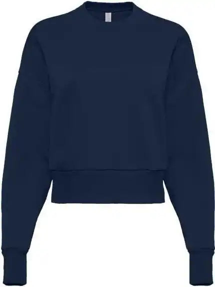 Next Level 9087 Women’s Heavyweight Crewneck Sweatshirt - Midnight Navy