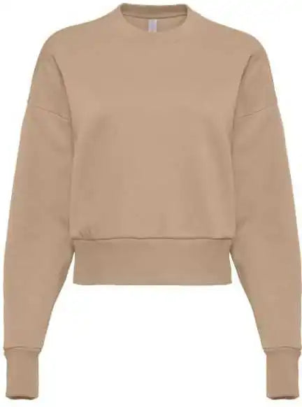 Next Level 9087 Women’s Heavyweight Crewneck Sweatshirt - Tan