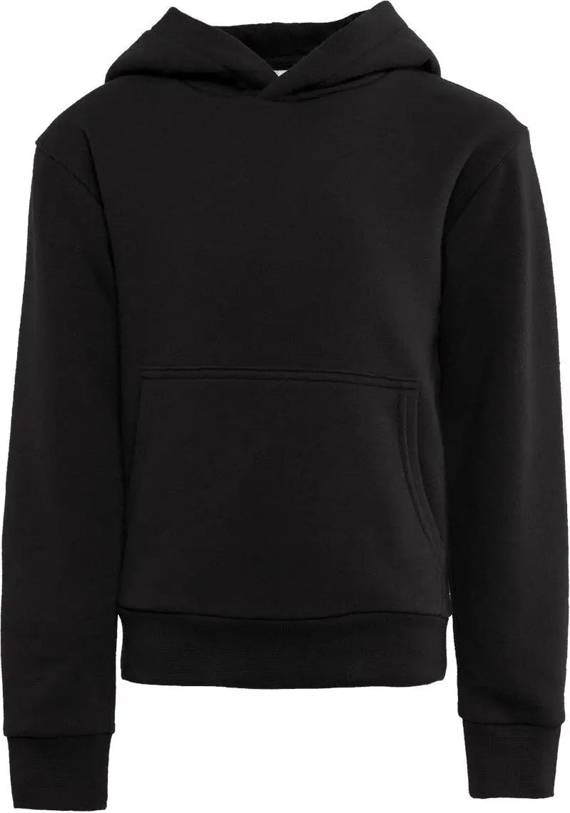 Next Level 9113 Youth Santa Barbara Fleece Pullover Hoodie - Black - Xs