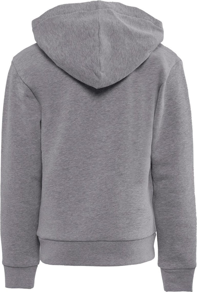 Next Level 9113 Youth Santa Barbara Fleece Pullover Hoodie - Heather Gray - Xs