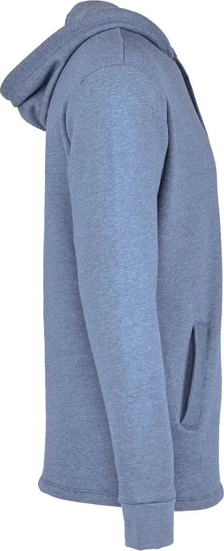 Next Level 9300 Malibu Welt Pocket Hoodie - Heather Bay Blue - Adult Xs