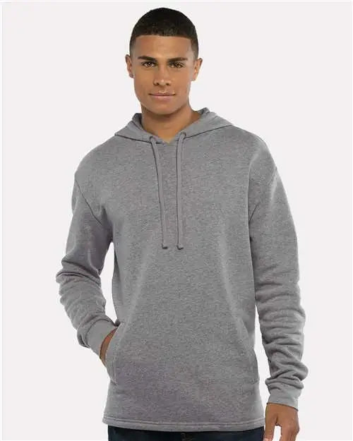 Next Level 9300 Malibu Welt Pocket Hoodie - Heather Gray