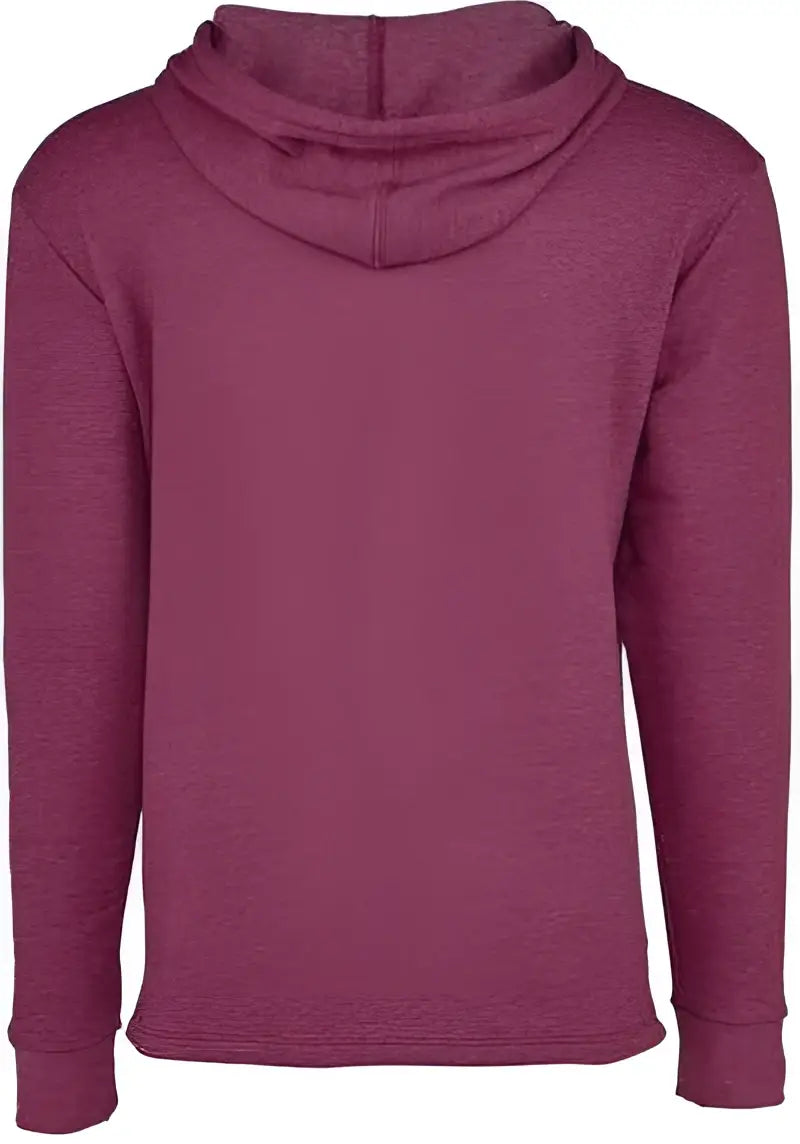 Next Level 9300 Malibu Welt Pocket Hoodie - Heather Maroon