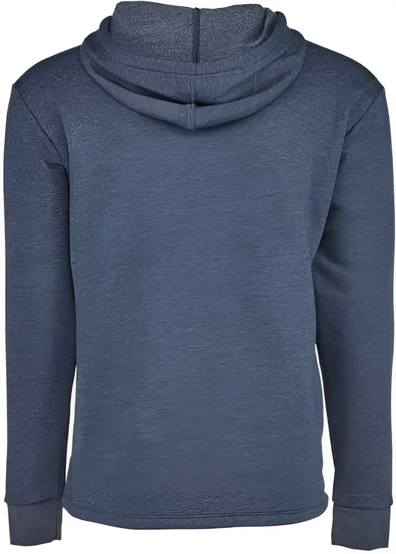 Next Level 9300 Malibu Welt Pocket Hoodie - Heather Midnight Navy