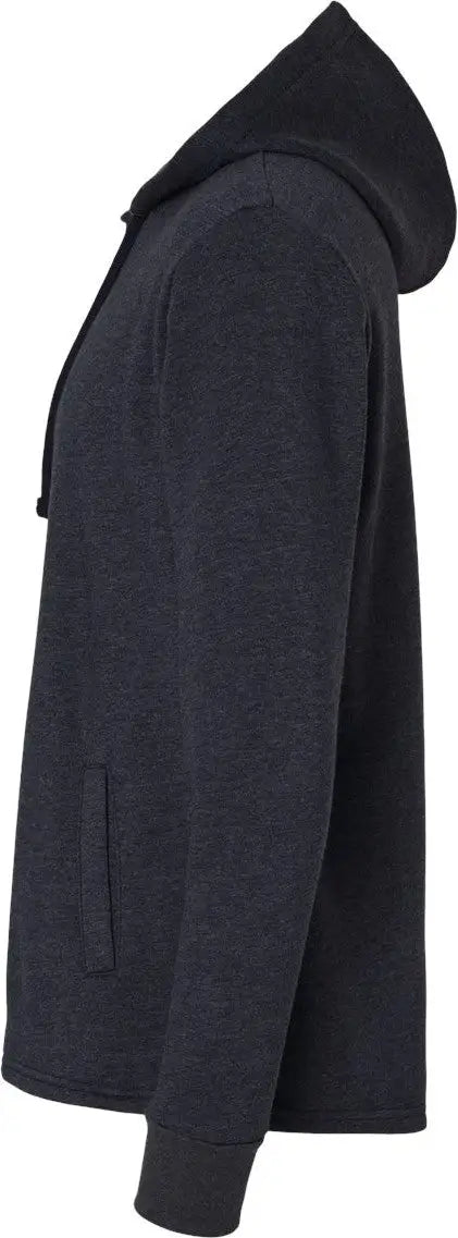 Next Level 9300 Malibu Welt Pocket Hoodie - Heather Midnight Navy