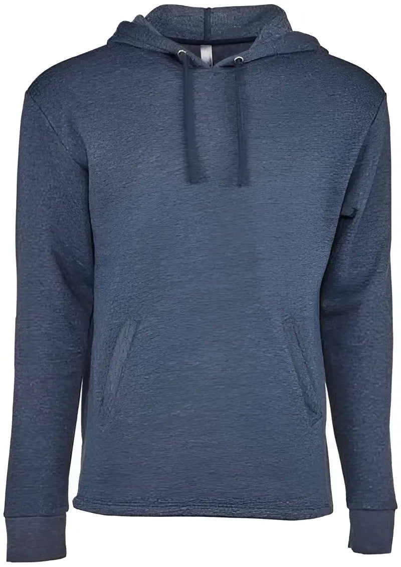Next Level 9300 Malibu Welt Pocket Hoodie - Heather Midnight Navy