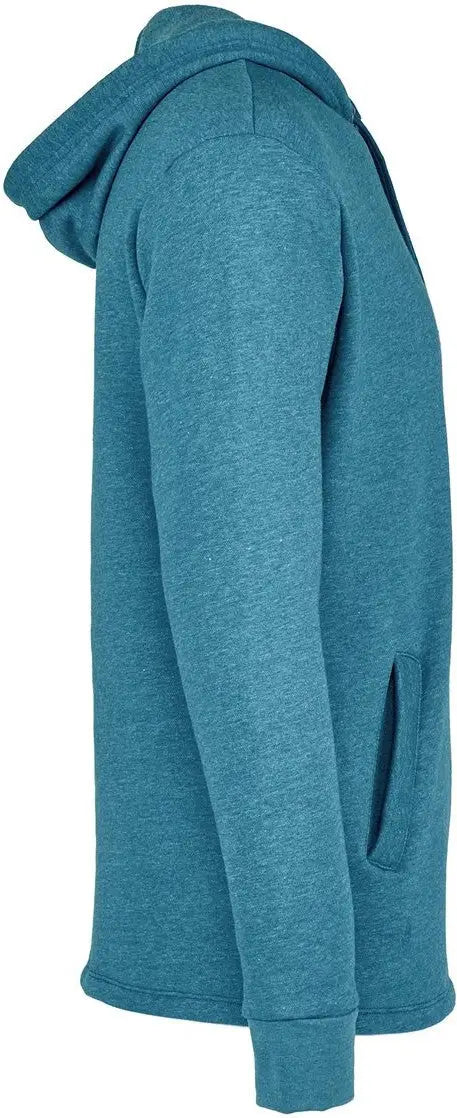 Next Level 9300 Malibu Welt Pocket Hoodie - Heather Teal - Adult Xs
