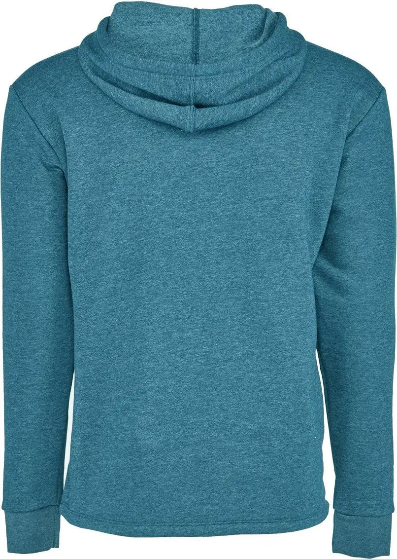 Next Level 9300 Malibu Welt Pocket Hoodie - Heather Teal