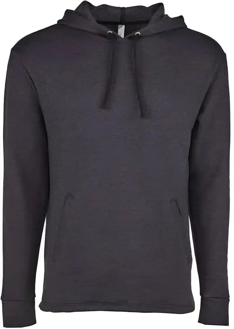 Next Level 9300 Unisex Malibu Welt Pocket Hoodie - Heather Black