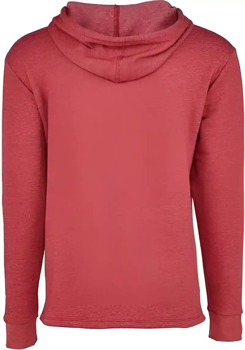 Next Level 9300 Unisex Malibu Welt Pocket Hoodie Heather Cardinal