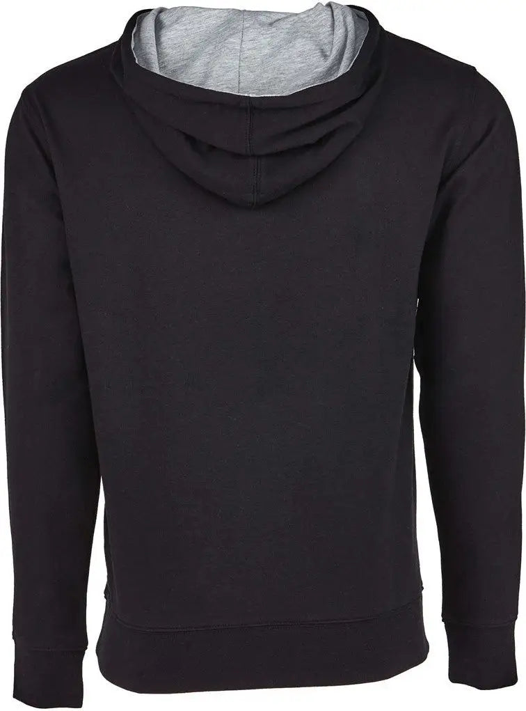 Next Level 9301 Laguna Hoodie - Black - Heather Gray