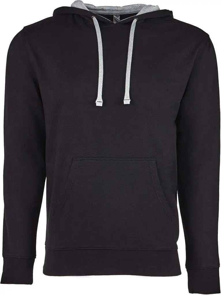 Next Level 9301 Laguna Hoodie - Black - Heather Gray