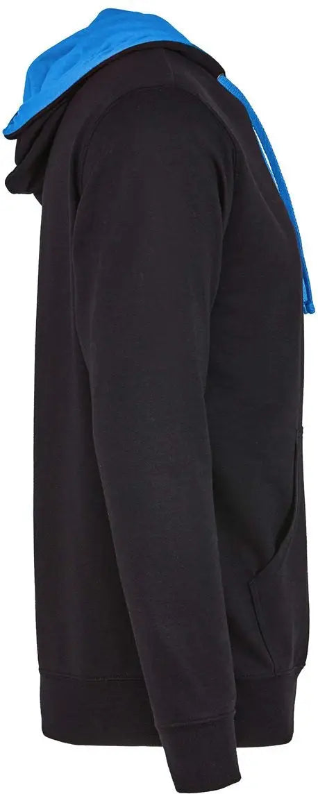 Next Level 9301 Laguna Hoodie - Black - Turquoise - Black/ / Adult Xs