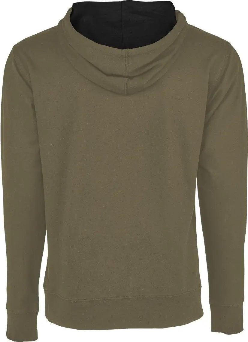 Next Level 9301 Laguna Hoodie - Military Green - Black