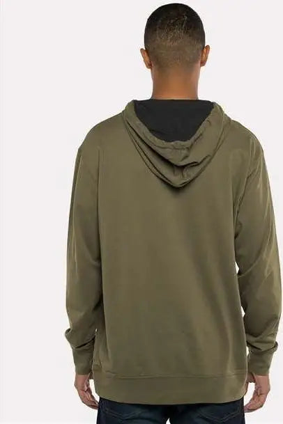 Next Level 9301 Laguna Hoodie - Military Green - Black