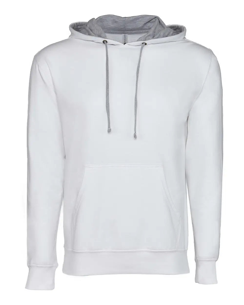 Next Level 9301 Laguna Hoodie - White - Heather Gray