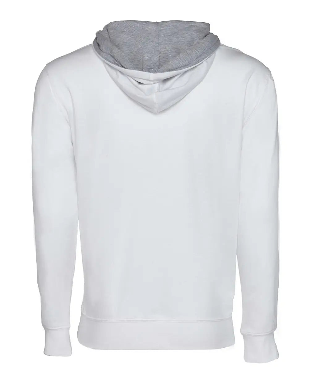 Next Level 9301 Laguna Hoodie - White - Heather Gray