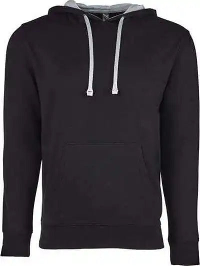 Next Level 9301 Unisex Laguna Hoodie Black Heather Gray