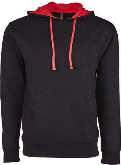 Next Level 9301 Unisex Laguna Hoodie - Black Red