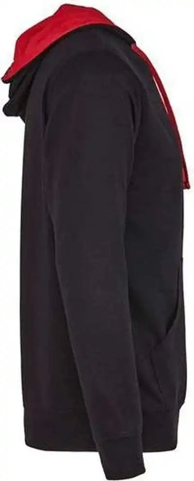 Next Level 9301 Unisex Laguna Hoodie - Black Red