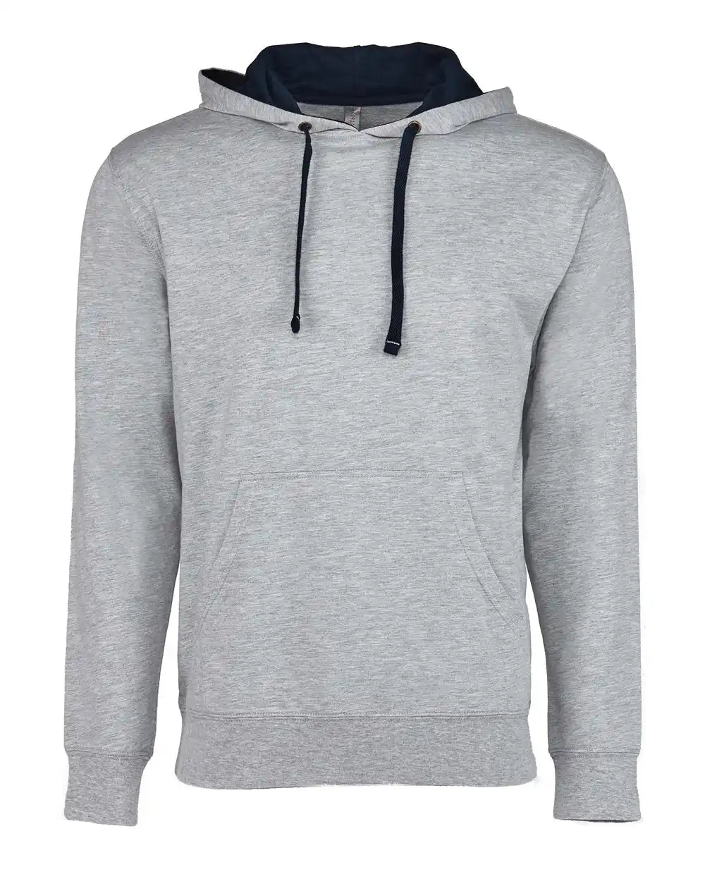 Next Level 9301n Laguna Hoodie - 9301 - Heather Grey Midnight Navy - Grey/ / Xs