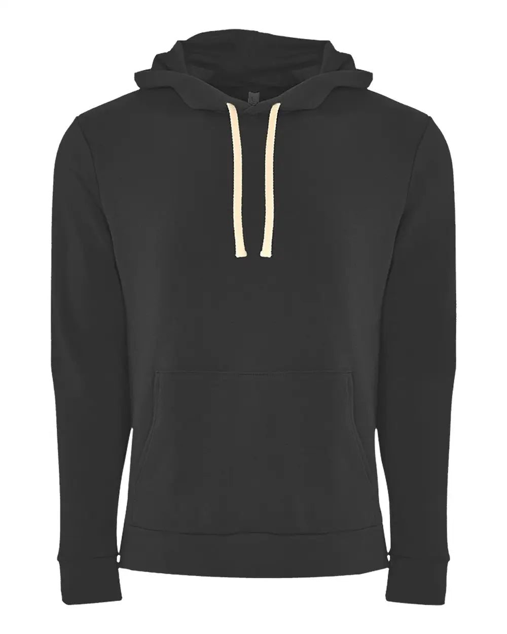 Next Level 9303 Santa Barbara Pullover Hoodie - Graphite Black - Adult Xs
