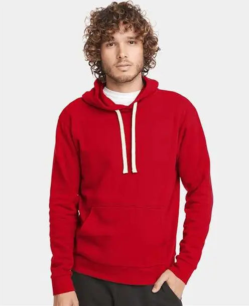 Next Level 9303 Santa Barbara Pullover Hoodie - Red