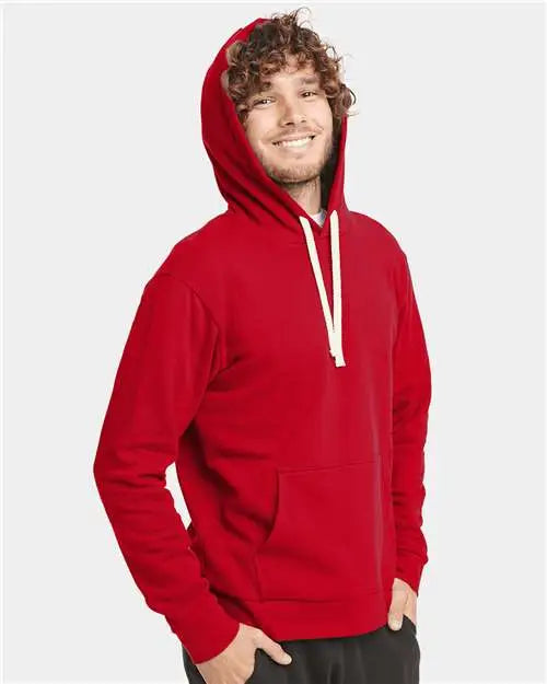 Next Level 9303 Santa Barbara Pullover Hoodie - Red