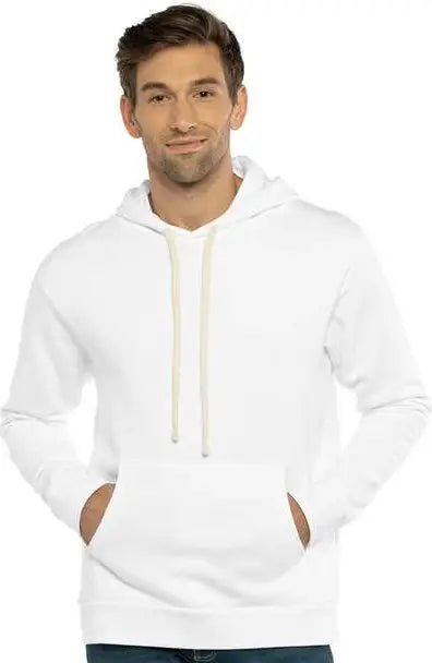 Next Level 9303 Santa Barbara Pullover Hoodie - White