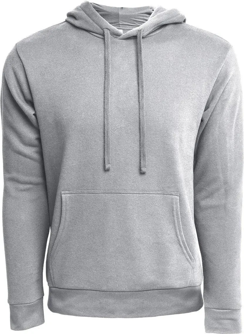 Next Level 9304 Laguna Sueded Hoodie - Heather Gray - Grey / Adult Xs