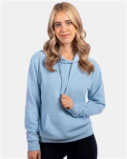 Next Level 9304 Unisex Laguna Sueded Hoodie - Stonewash Denim