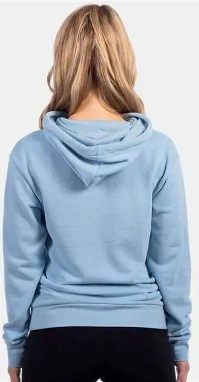Next Level 9304 Unisex Laguna Sueded Hoodie - Stonewash Denim