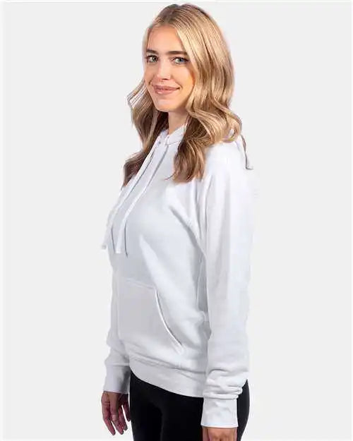 Next Level 9304 Unisex Laguna Sueded Hoodie White