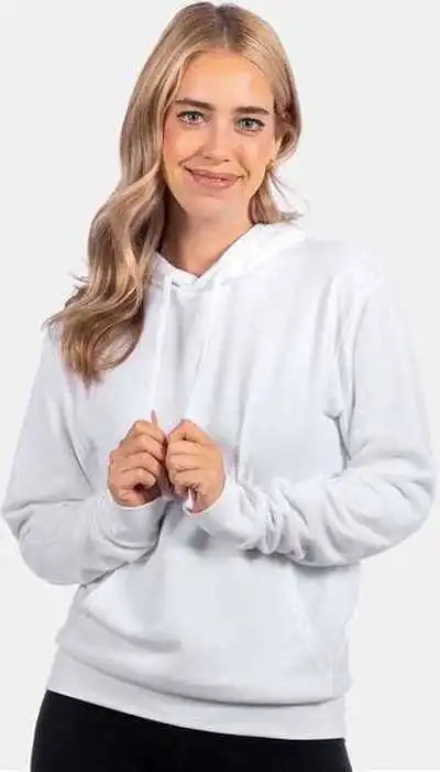 Next Level 9304 Unisex Laguna Sueded Hoodie White