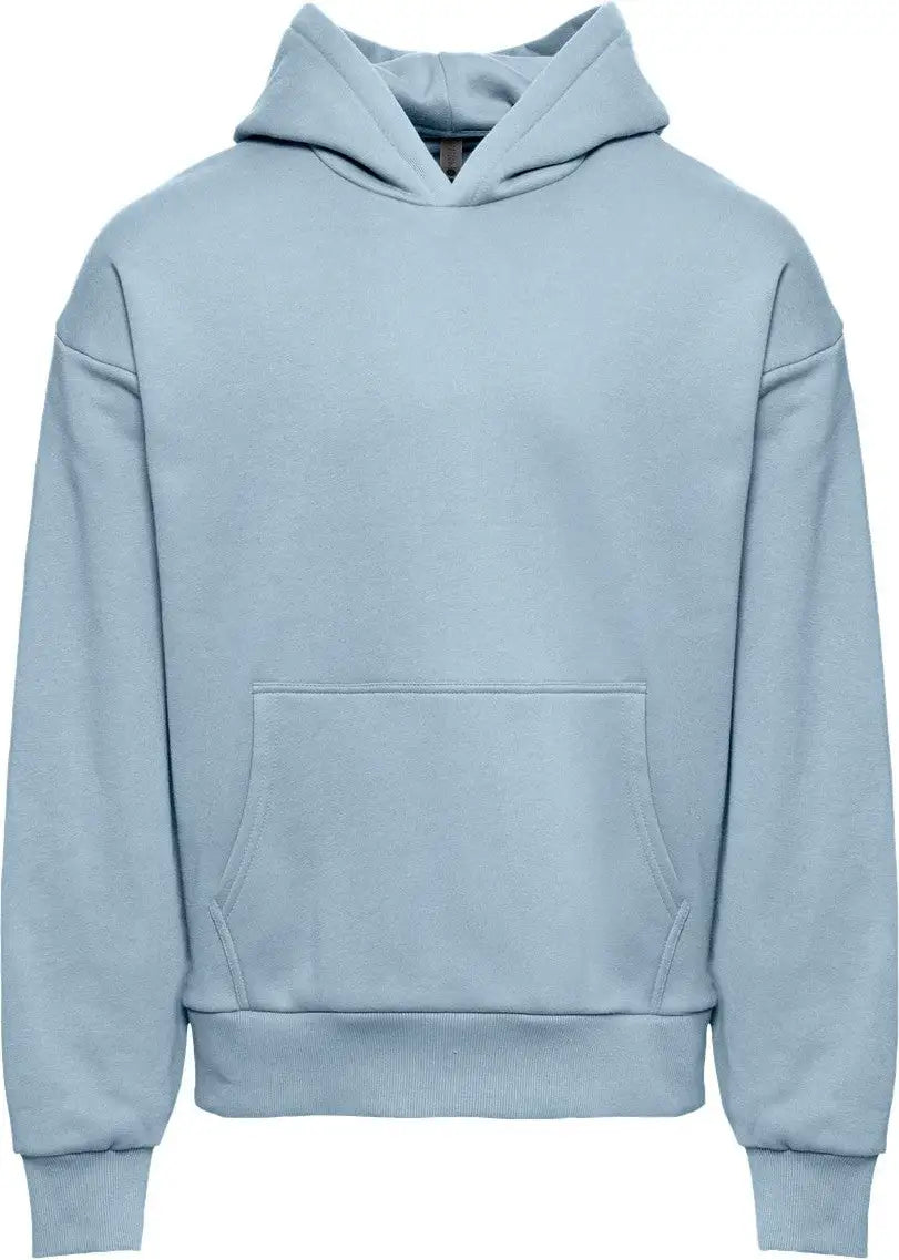 Next Level 9307 Heavyweight Pullover Hoodie - Stonewash Denim - Blue / Adult Xs