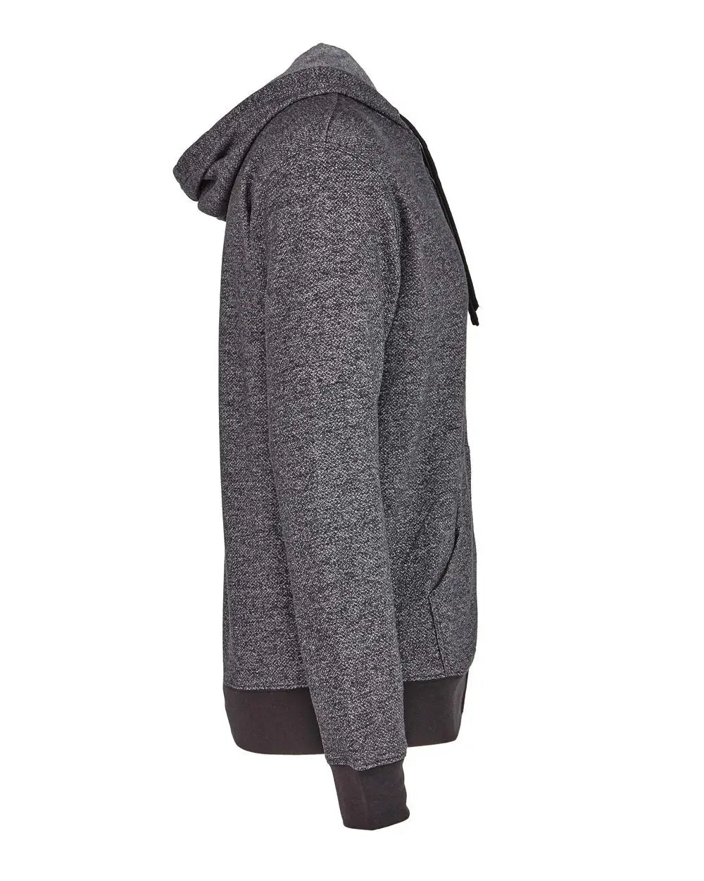 Next Level 9600 Pacifica Full-zip Hoodie - Black