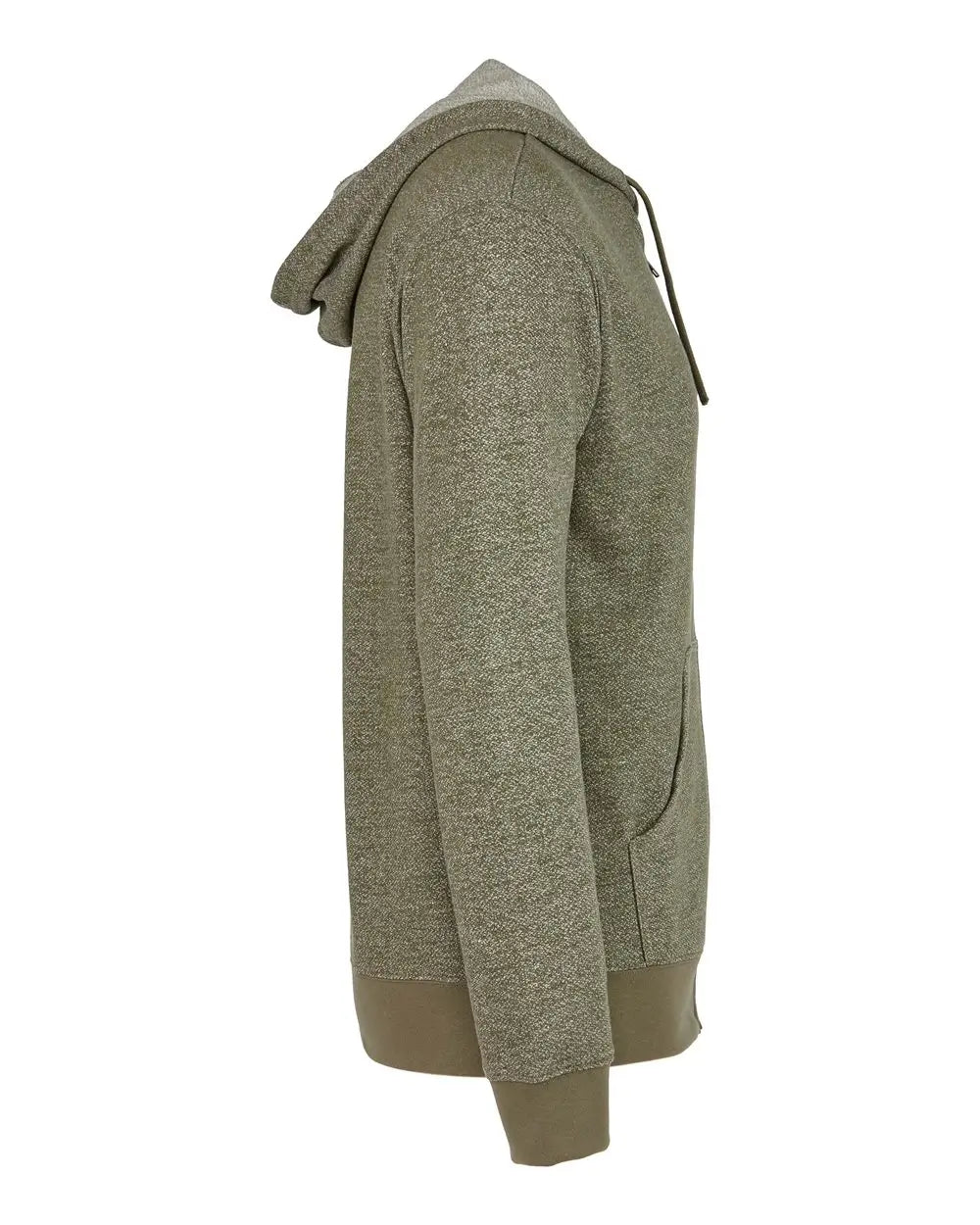 Next Level 9600 Pacifica Full-zip Hoodie - Military Green - Adult Xs