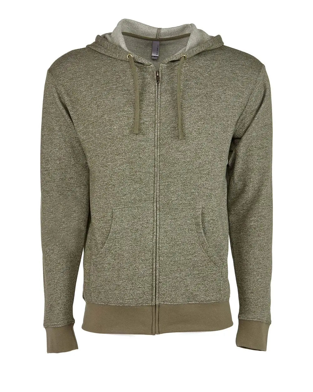 Next Level 9600 Pacifica Full-zip Hoodie - Military Green