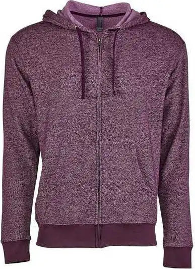 Next Level 9600 Pacifica Full-zip Hoodie - Plum
