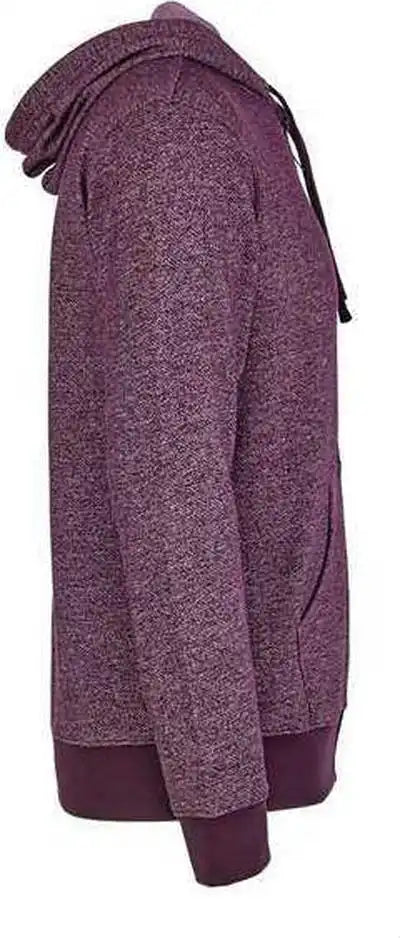 Next Level 9600 Pacifica Full-zip Hoodie - Plum