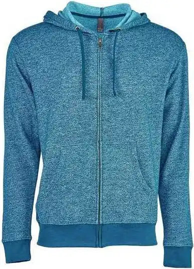 Next Level 9600 Pacifica Full-zip Hoodie - Turquoise - Adult Xs