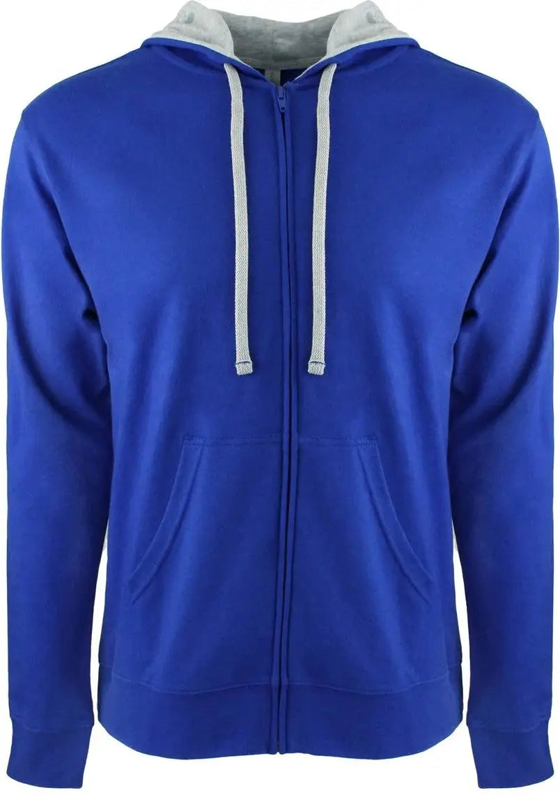 Next Level 9601 Laguna Full-zip Hoodie - Royal Heather Gray