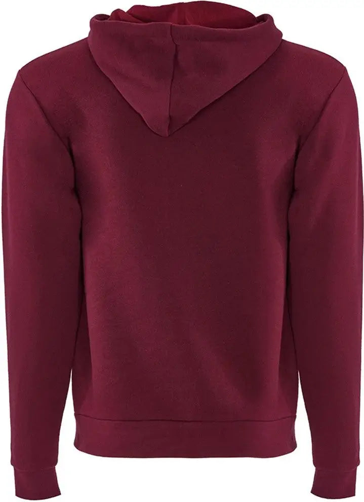 Next Level 9602 80/20 Full Zip Hoodie - Maroon - Adult Xs