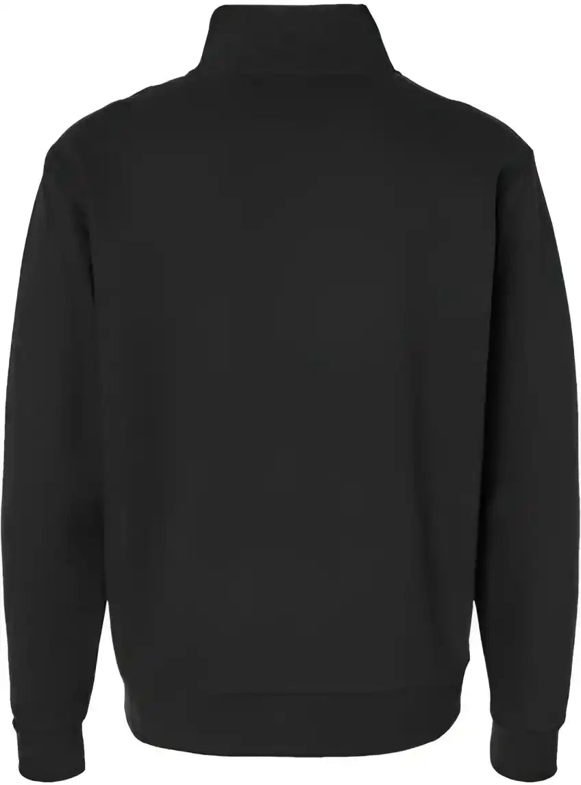 Next Level 9643 Unisex Fleece Quarter Zip Pullover Black