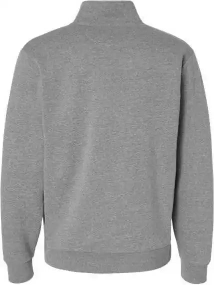 Next Level 9643 Unisex Fleece Quarter Zip Pullover Heather Gray