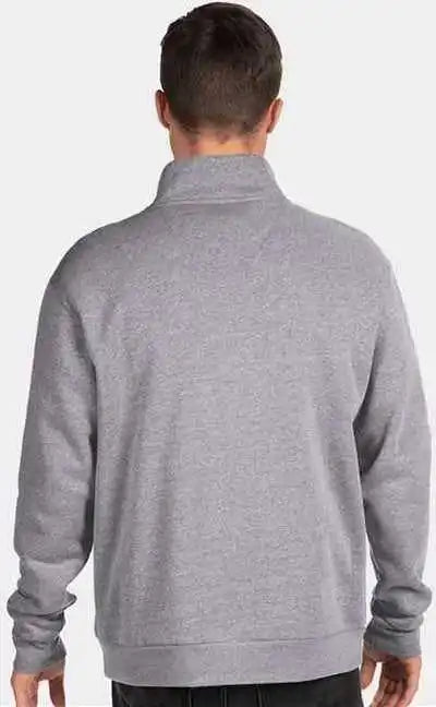 Next Level 9643 Unisex Fleece Quarter Zip Pullover Heather Gray