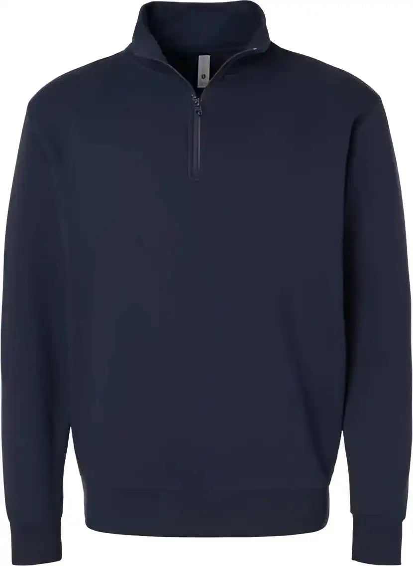 Next Level 9643 Unisex Fleece Quarter Zip Pullover Midnight Navy
