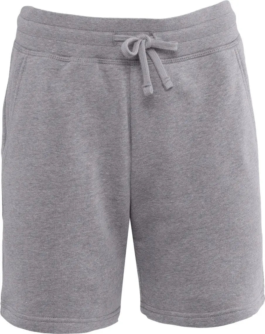 Next Level 9903 Fleece Seatshorts - Heather Gray - Adult Xs