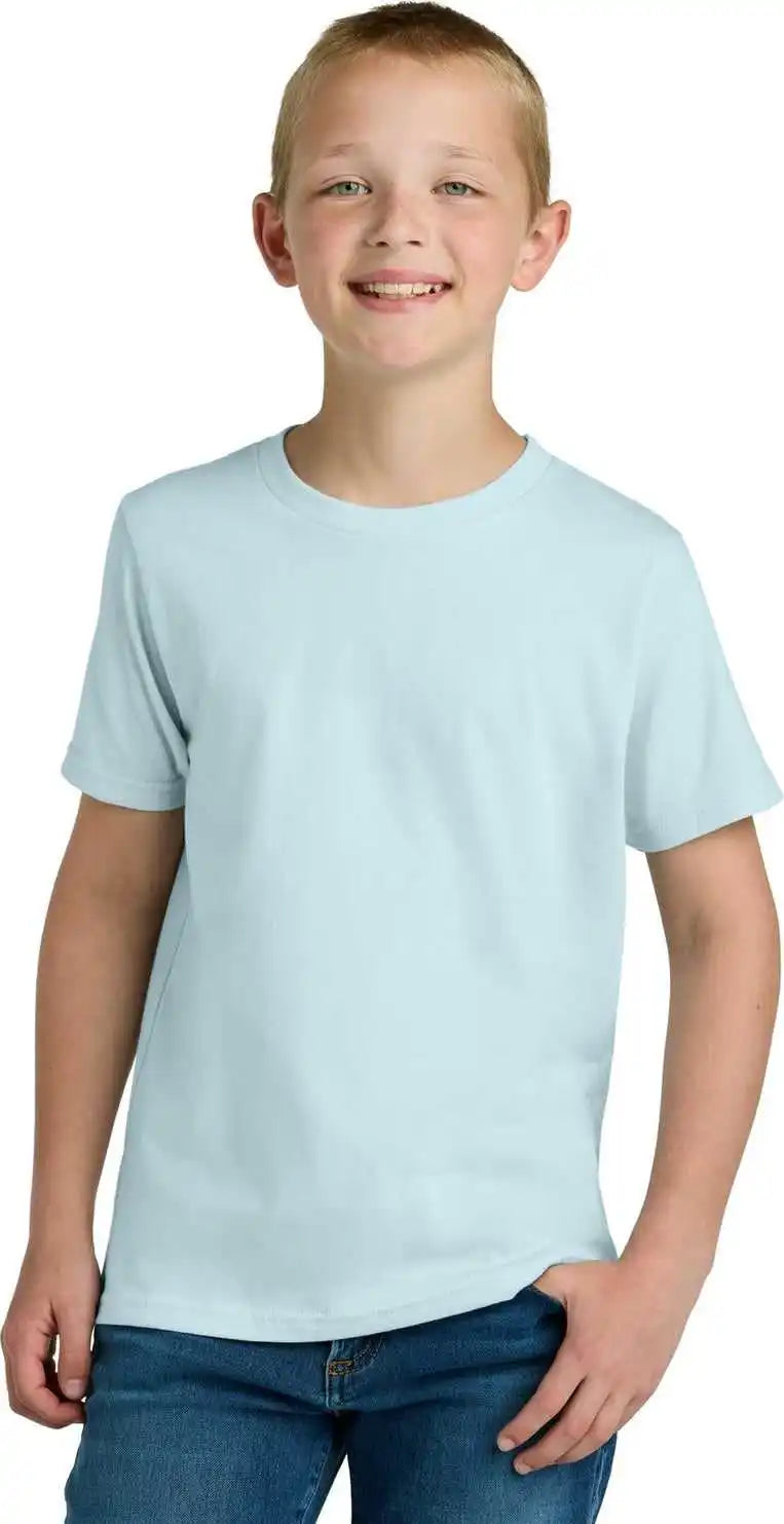 Next Level Apparel Nl3310 Youth Cotton Tee Light Blue