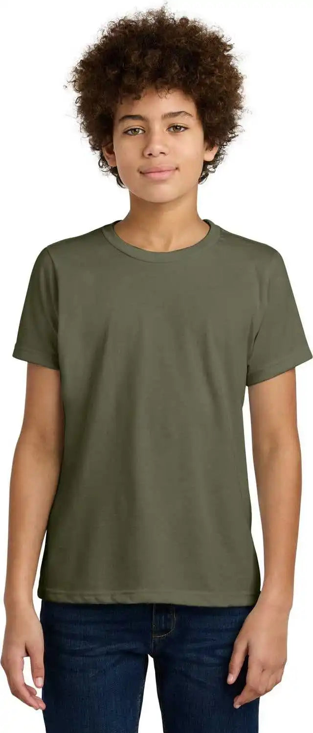 Next Level Apparel Nl3312 Youth Cvc Tee Military Green
